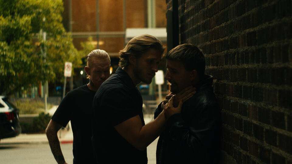 Henchman, Boss, and Artie - from Last Reckoning, an indie crime thriller movie